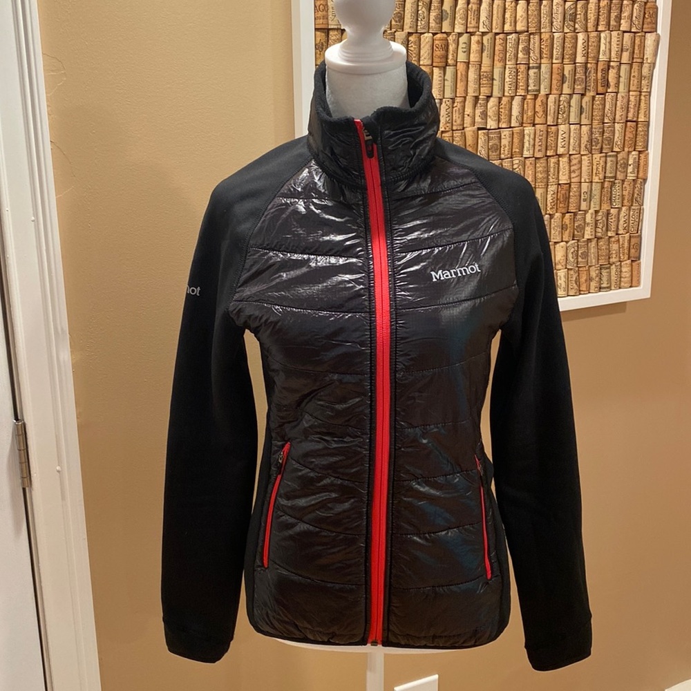 Marmot Polartec Fleece.  Black & Red